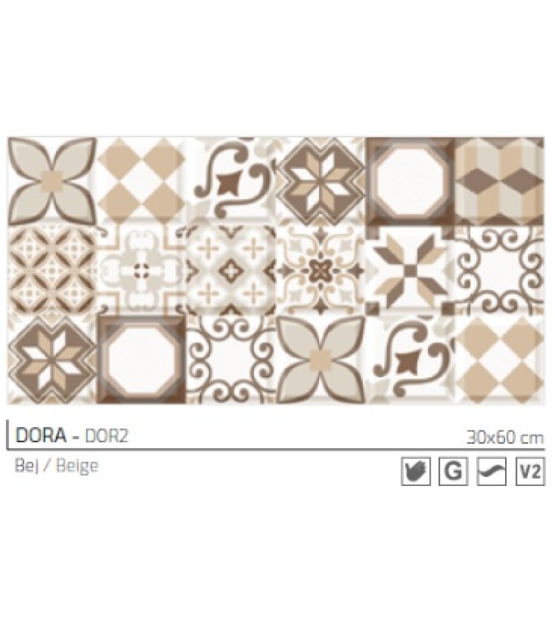კერამიკ. ფილა   DORA BEIGE  A N K A  30*60