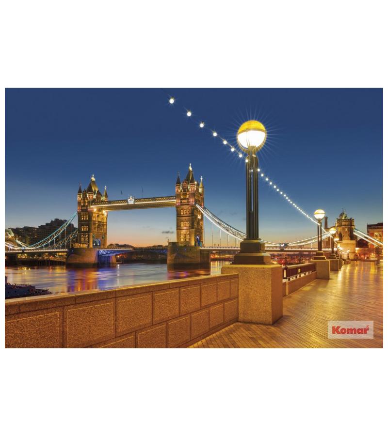 Фотообои 368x254см (8 панелей) Tower Bridge 8-927 коричневые. КОМАР