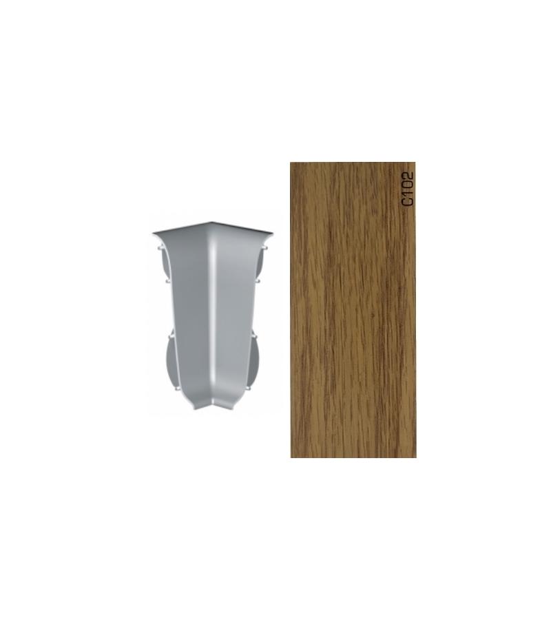 პლასტ. პლინტუსის ფიტინგი  APOLLO GLOSS -  შიგა კუთხე  C-102  პრიალა