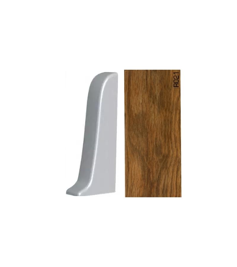 პლასტ. პლინტუსის ფიტინგი  APOLLO GLOSS -  მარცხენა დაბოლოება  R-021  პრიალა