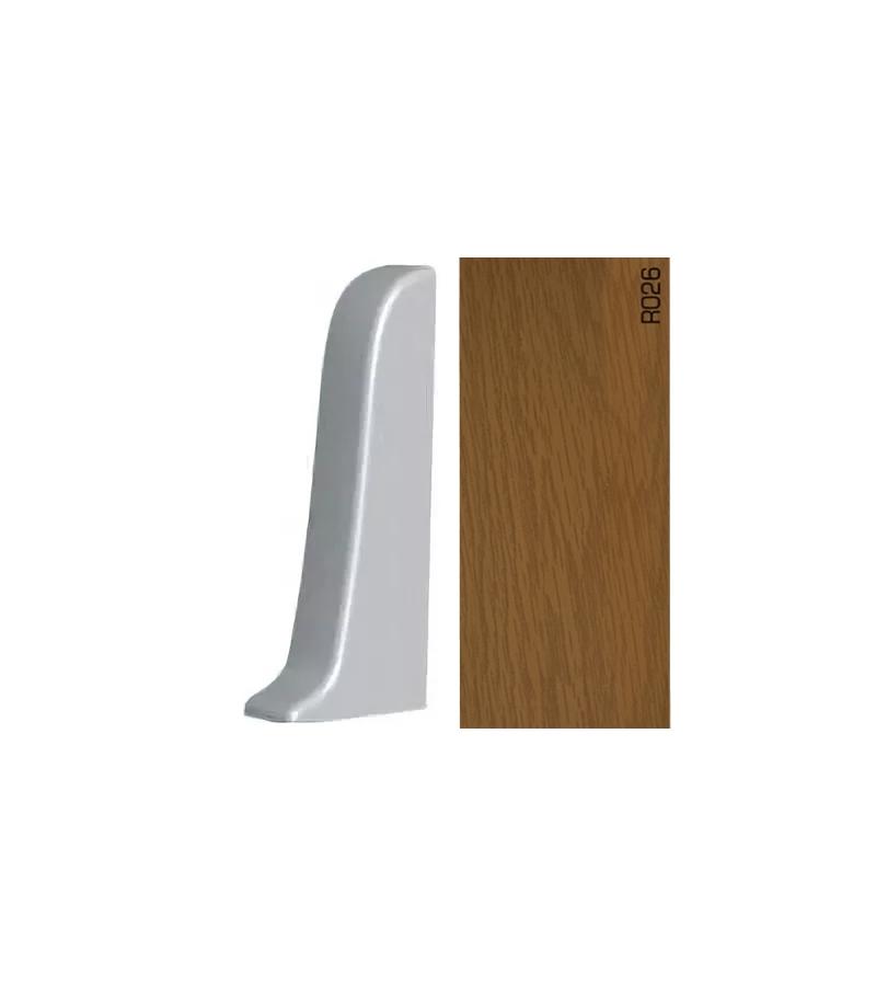პლასტ. პლინტუსის ფიტინგი  APOLLO GLOSS -  მარცხენა დაბოლოება  R-026  პრიალა