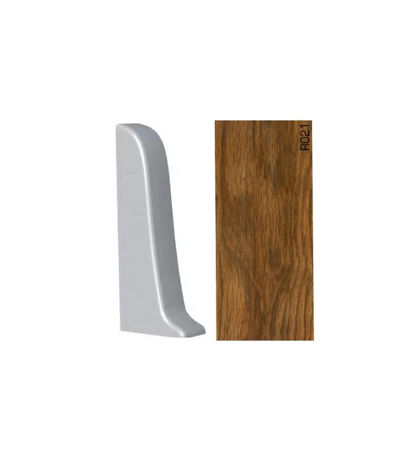 პლასტ. პლინტუსის ფიტინგი  APOLLO GLOSS -  მარჯვენა დაბოლოება  R-021  პრიალა