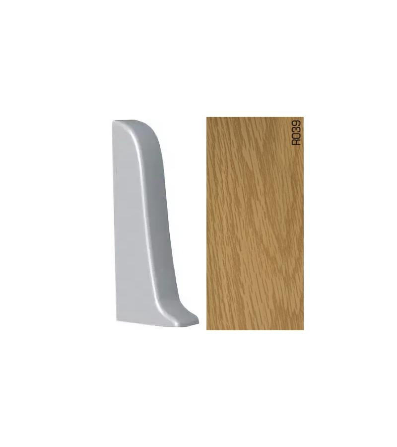 პლასტ. პლინტუსის ფიტინგი  APOLLO GLOSS -  მარჯვენა დაბოლოება  R-039  პრიალა