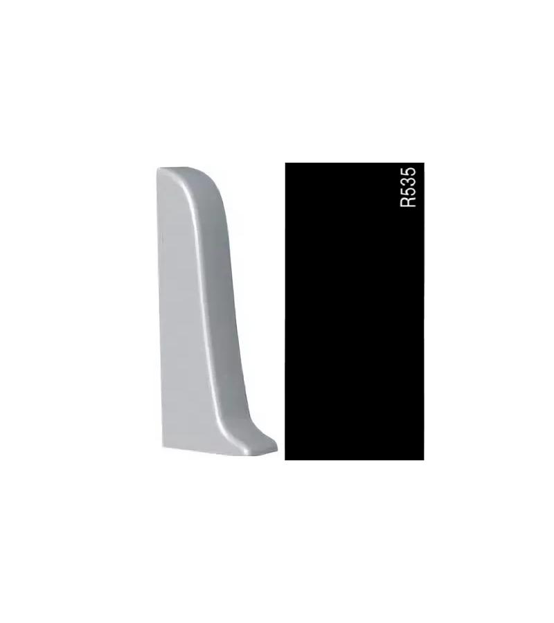 პლასტ. პლინტუსის ფიტინგი  APOLLO GLOSS -  მარჯვენა დაბოლოება  R-535  პრიალა