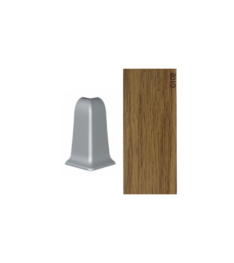 Plastic plinth fitting APOLLO - external corner C-102 Matov