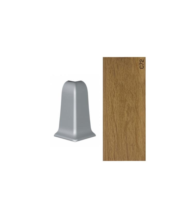 Plastic plinth fitting APOLLO - external corner C-72 Matov