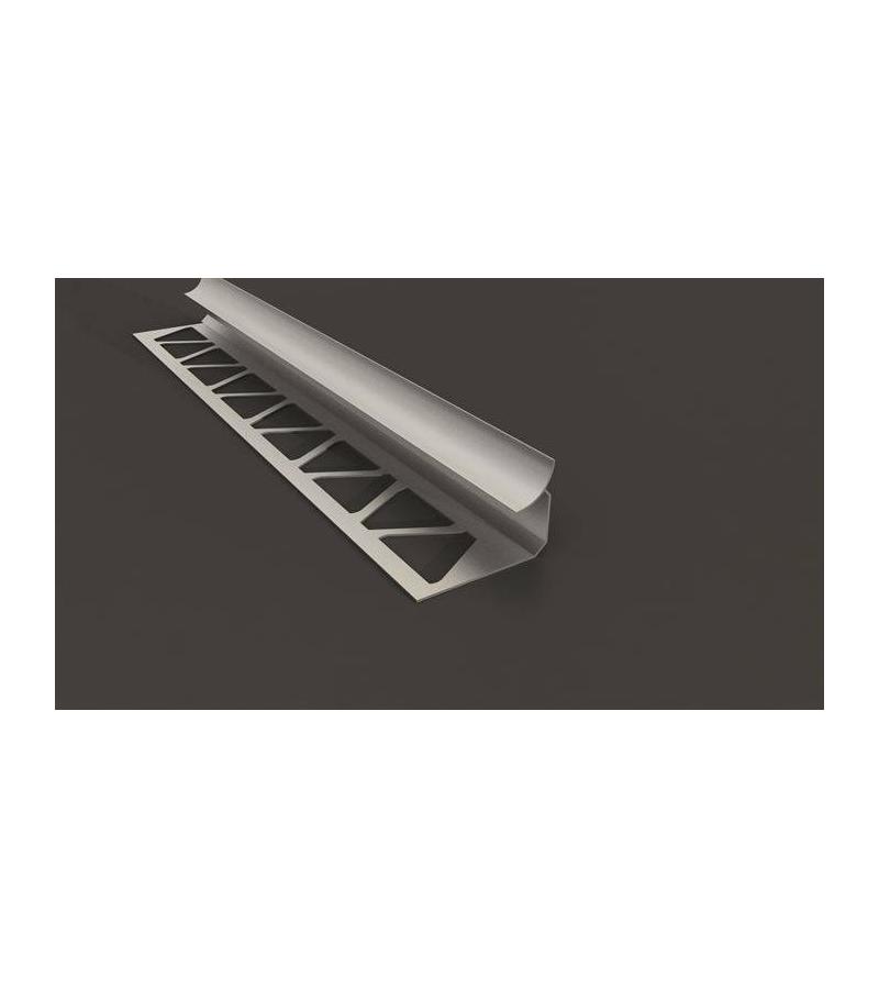 Aluminum inner corner of tile SMT-1010 10mm 2.7m matte black. SAMET