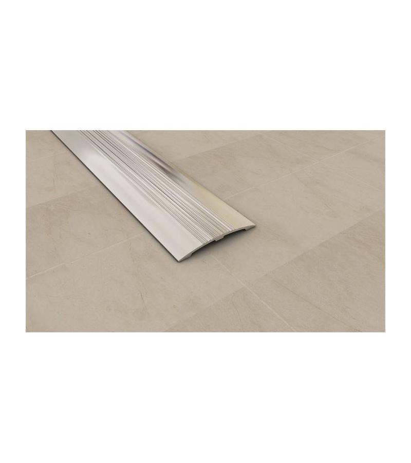 Laminate cover aluminum corrugated 38 mm 2.7 m Matov self-adhesive black. PROPLAST