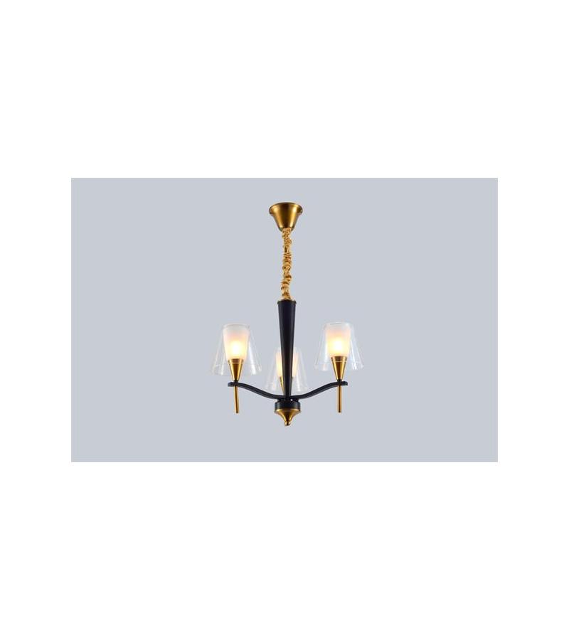 Chandelier #GZ-XNR-4 Black A8805-3