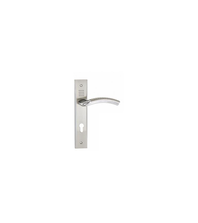 კარის საკეტი კომპლექტში  SATIN NICKEL 