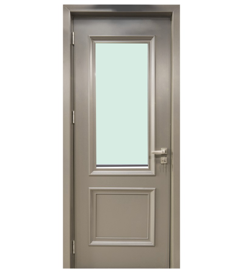 კარი  მინით  F02B-026  ზომა  215*80*4 ფერი FVR-006