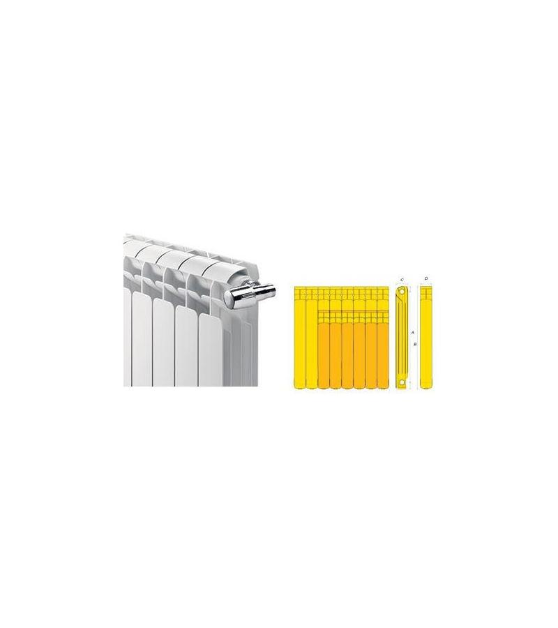 ალუმინის სექციური რადიატორი   FLY   H.600-10 EL  # G600109010    მწარ.  FARAL 
