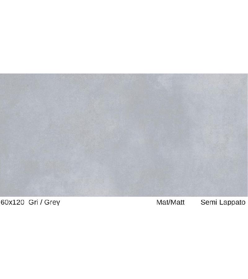 ceramic. Tile AGREGA GRAY MATT R I N O 60*120