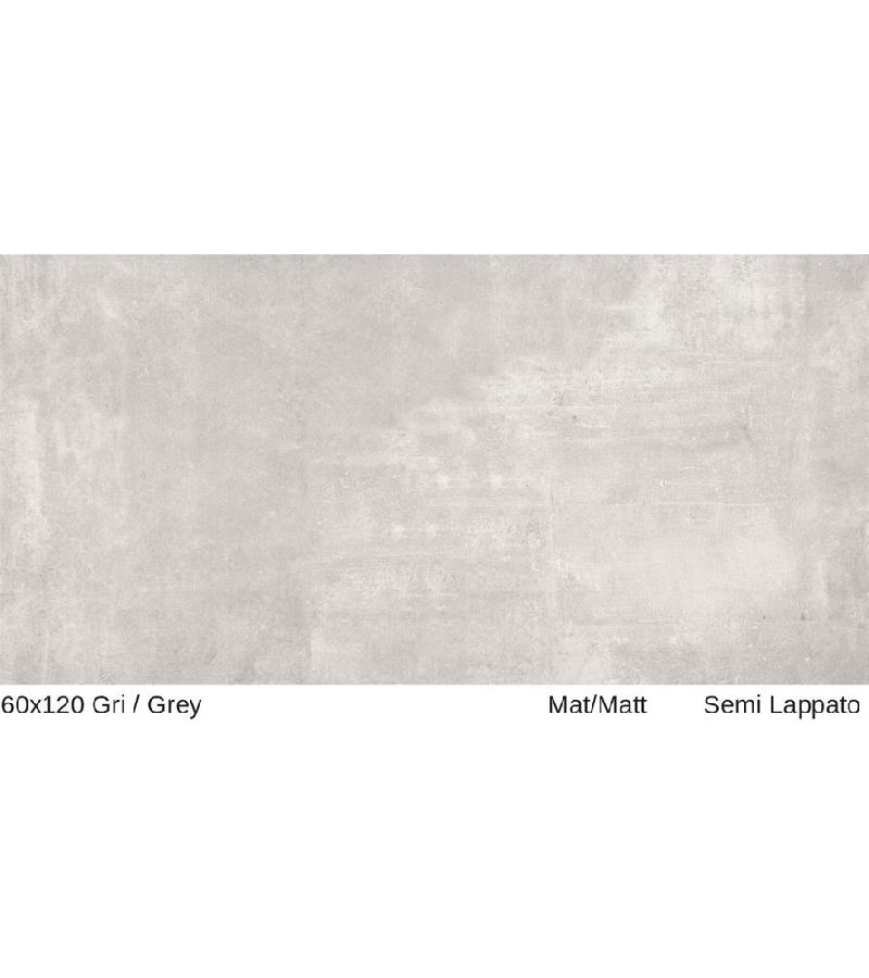 კერამიკ. ფილა   CEMENT  GREY  MATT  R I N O  60*120