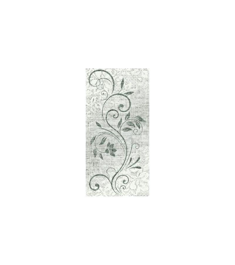 კერამიკ. ფილა  LINEN  HAVRE  GRAY  MOTIF  SERAMIKSAN  30*60